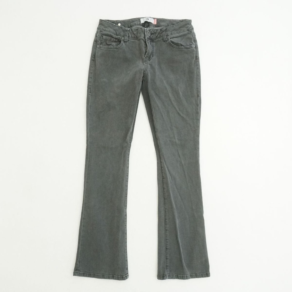 Cabi Jeans Womens Size 4 Gray Wash Slim Boot Cut Stretch Denim Low Rise